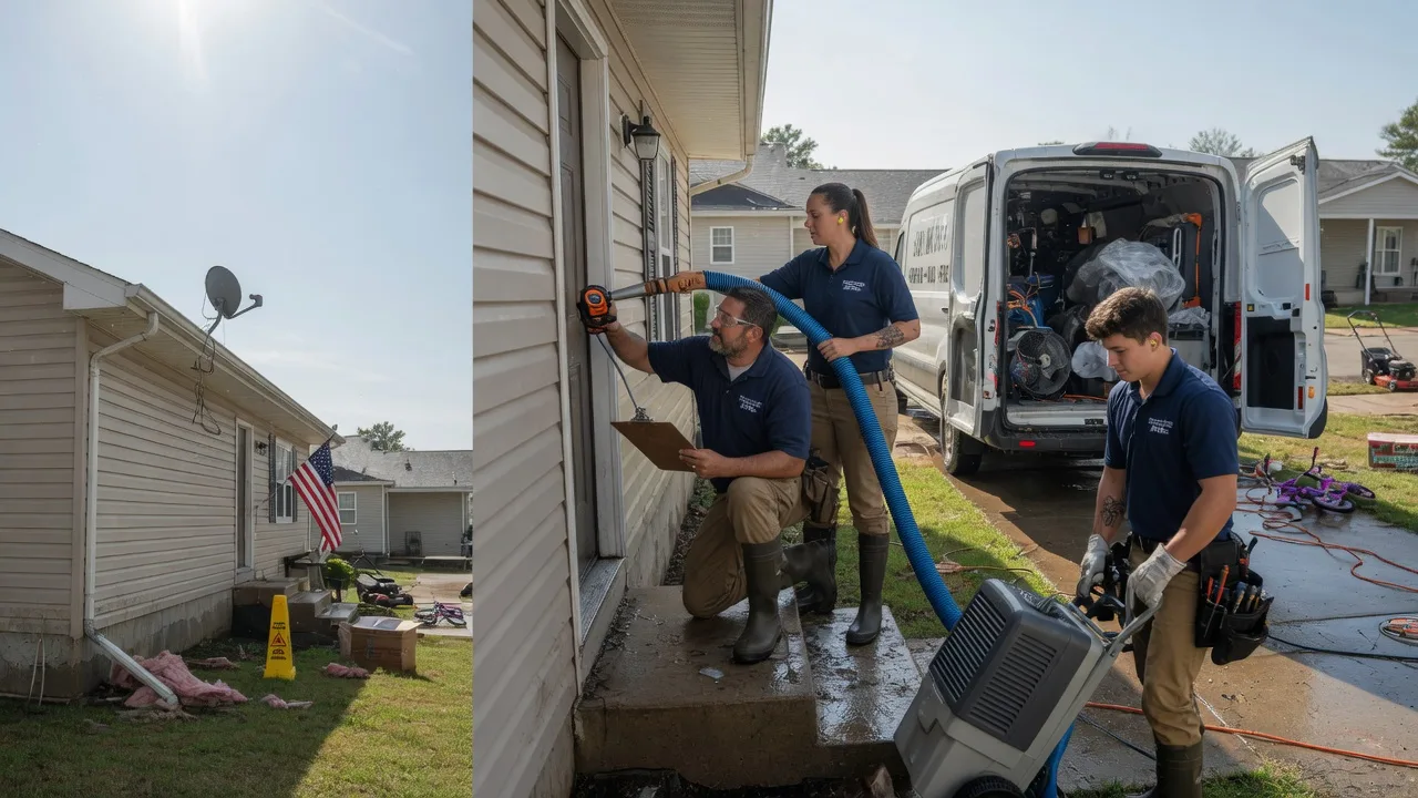 Ceiling Water Damage Restoration in Ruther Glen, VA near me